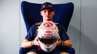 Max Verstappen reveals his 2023 Japanese Grand Prix helmet [upl. by Sevy]