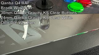 Qanba Q4 RAF  Brook Wingman  Qanba Gravity KS No Foam  OTTO DIY V2  Sound Test [upl. by Horatia459]