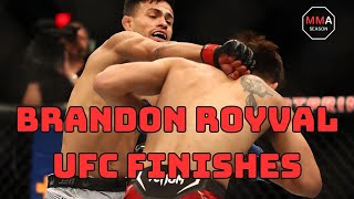 Brandon Royval UFC Finishes  ufc ufc296 fightnight mma highlights brandonroyval lasvegas [upl. by Toor]