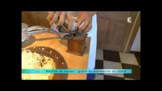 Recette du gratin de potimarrons au comté du mardi 1er octobre 2013 [upl. by Malha]