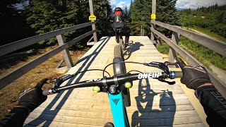 Riding Stupidly Fast on the Upper Whistler Bike Park [upl. by Ennayehc]