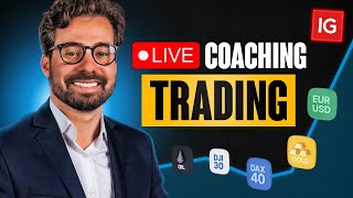 🚀 COACHING TRADING en DIRECT ⏰ DAX40 CAC40 FOREX GOLD BTC 📊 du Lundi 8 Juillet 2024 [upl. by Oznofla]