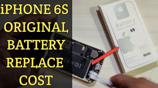 iphone 6s Original battery price 2022  how to replace iphone 6s Battery  battery draining fast [upl. by Aileek]