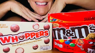 ASMR Whoppers amp Peanut Butter MampM’s [upl. by Psyche]