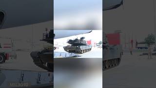 US Army M1A2 Abrams tank and C17 aircraft NATO military exercises in Bulgaria [upl. by Eitsirk]