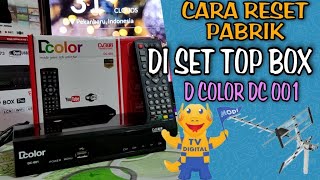 cara setting ulang set top box dcolor•cara reset pabrik set top box•cara reset pabrik stb tv digital [upl. by Morris]