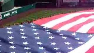 Anaheim Angels Baseball ALDS Star Spangled Banner Intro [upl. by Otreblig689]