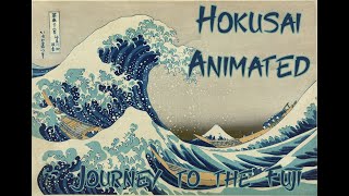 Hokusai animation Journey to the Fuji [upl. by Nnylireg]