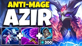 THIS AZIR BUILD COUNTERS ALL MAGES IN SEASON 14 [upl. by Sydel]