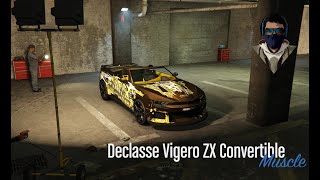 GTA Online Declasse Vigero ZX Convertible Customization [upl. by Enawyd]