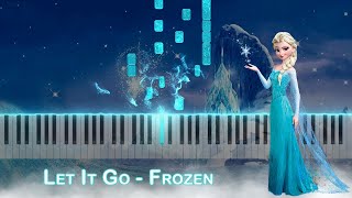 Let It Go Piano Frozen [upl. by Kamp]