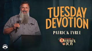 Tuesday Morning Devotion  Patrick Tyree  Sukkot 2024 [upl. by Lah130]