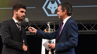 Ruben Neves wondergoal v Derby County  Goal Of The Season  Every angle and players reactions [upl. by Namyw]