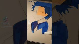 Drawing Hitoshi Shinso🥶 hitoshishinsohitoshimhamyheromyheroacademiabnha fypartforyoupagefy [upl. by Enieledam239]