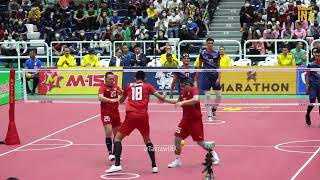 Sepak Takraw Kings cup 36th  Thailand VS Malaysia  Team A Set 2 [upl. by Lose523]