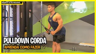 PULLDOWN CORDA  O JEITO CERTO DE FAZER [upl. by Fay]