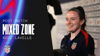 POSTMATCH MIXED ZONE Rose Lavelle  USWNT vs Korea Republic  June 4 2024 [upl. by Abercromby]