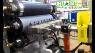 ABS plastic sheet extrusion line [upl. by Ennaegroeg557]