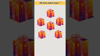 Ek box select karo 🤔 shortvideo instagram reels [upl. by Aihsercal]