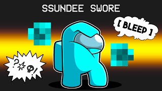 SSUNDEE SWORE in Among Us Ssundee Swearing [upl. by Eurydice]