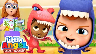 Dinosaurus Keren dan Kuat  Kartun Anak  Little Angel Bahasa Indonesia [upl. by Socrates867]