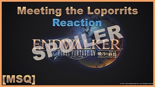 FFXIV Endwalker  Meeting the Loporrits  Reaction [upl. by Naujtna]