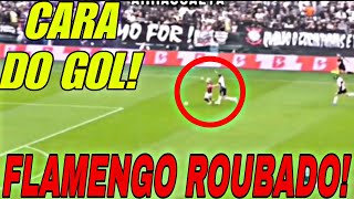 LANCE QUE GUSTAVO HENRIQUE DERRUBA ARRASCAETA NA CARA DO GOL E DARONCO NÃO EXPULSA [upl. by Akcirehs519]