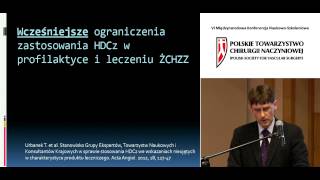 prof Marcin Gabriel  Standardy profilaktyki i leczenia ŻChZZ [upl. by Grosvenor608]