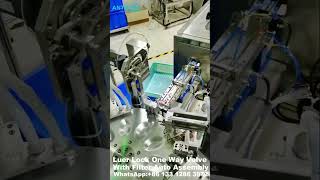 Luer Lock One Way Valve Automatic Assembly Machine Medical One Way Valve Assembly Machine ANTITECK [upl. by Boudreaux]