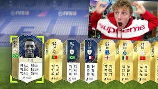 95 PELE amp 94 RONALDO IN THE MOST ICONIC FIFA 18 PACK OPENING [upl. by Akeemat]