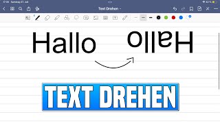 Goodnotes Text drehen Tutorial  Goodnotes Textfeld drehen [upl. by Sutherland833]