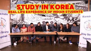 Korean Embassy in India Study in Korea  Real Life Experience of Indian Students [upl. by Keelby]