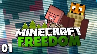 DIE YOUTUBER KLONMASCHINE amp MISSET BANDITEN ✪ Minecraft FREEDOM 01 [upl. by Attenborough]