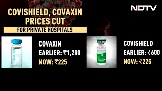 Booster Doses Covishield Covaxin Prices Cut To Rs 225 [upl. by Gnouhp]