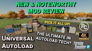 Universal Autoload  Mod Review  Farming Simulator 22 [upl. by Erdnad]