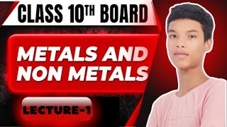 metals and non metals class 10 🤯 Lecture 1  All board [upl. by Adamski]