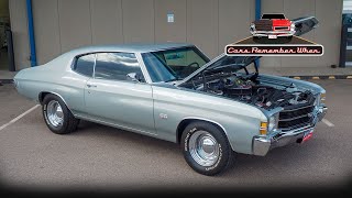 1971 Chevrolet Chevelle FOR SALE 454 Big Block 4Speed manual with Factory Air [upl. by Idonna]