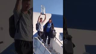 Dodgers return home with World Series trophy 🏆 baseball shortsviral mlb worldseriesmvp [upl. by Luna]