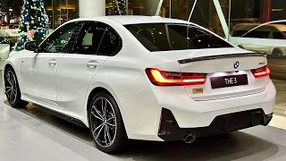 2023 BMW THE 3 320i M Sport Pro  Luxury Sedan  White Color [upl. by Nimesh]