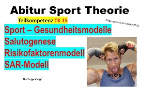 ABITUR SPORT THEORIE 2025 TK 15 SALUTOGENESE SARModell Risikofaktoren Gesundheitsförderung [upl. by Ecnav260]