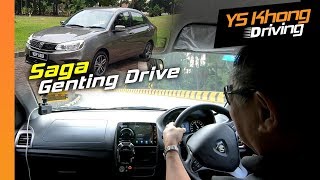 Proton Saga 2019 Genting Hill Climb  Its Hot But Does It Have Enough Power  YS Khong Driving [upl. by Enajyram]