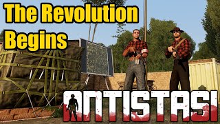 Getting Started With A Shotgun  Antistasi WW2 Mortain ep01 [upl. by Karola887]