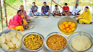 অষ্টমী স্পেশাল রান্না আর খাওয়া ছানার লুচিআলু ফুলকপি চানামশলা পায়েসমিষ্টি [upl. by Elleuqar341]