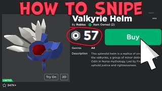 How to Snipe Limited Items for Cheap Roblox [upl. by Elstan119]