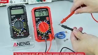 ANENG SZ308 Digital Multimeter ACDC Current Meter Voltag [upl. by Yelyab]