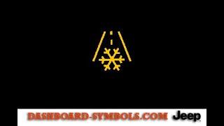 Jeep Icy Road Condition Indicator Light  Jeep  Yellow Warning Lights  Dashboard Symbols  Meaning [upl. by Ymarej]