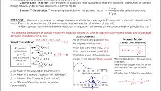 Introductory Statistics Chapter 9 Sampling Distribution Sample Means CI Hypothesis Testing 12 [upl. by Steve]