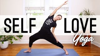 Self Love Yoga  Full Class  Yoga With Adriene [upl. by Enelloc]