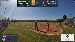 Natural State 11U vs Conway Crush 20240908 [upl. by Yrovi]