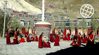 Sakya Monastery Shigatse Tibet Amazing Places [upl. by Ludlew]